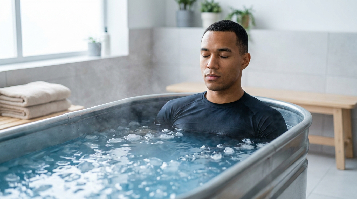 Bain glacé : bienfaits pour la récupération et le mental